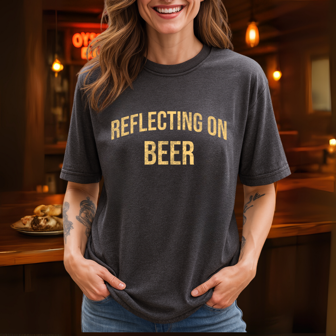 Reflecting on Beer T-Shirt