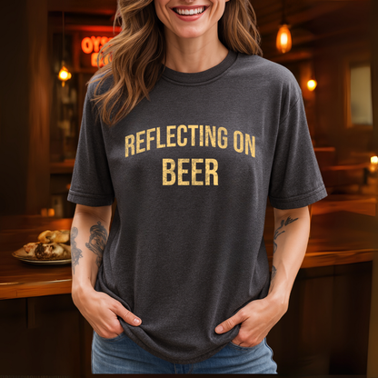 Reflecting on Beer T-Shirt