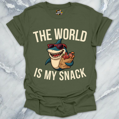 Snack Shark World Tour T-Shirt