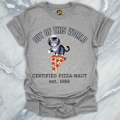 Pizza Cat – Certified Pizza-Naut est 1989 T-Shirt