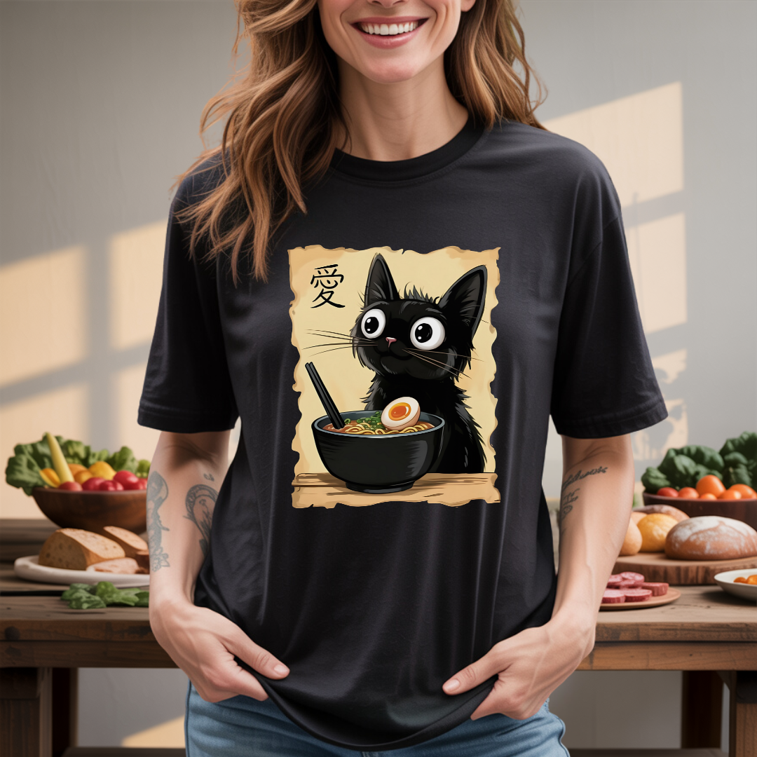 Kawaii Black Cat Raman