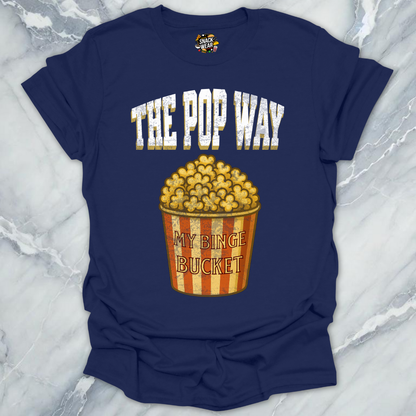 Popcorn Way Binge Bucket T-Shirt