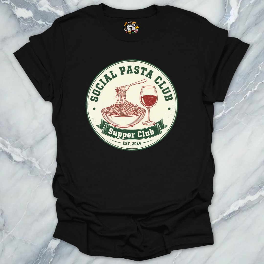Retro Social Pasta Club T-Shirt