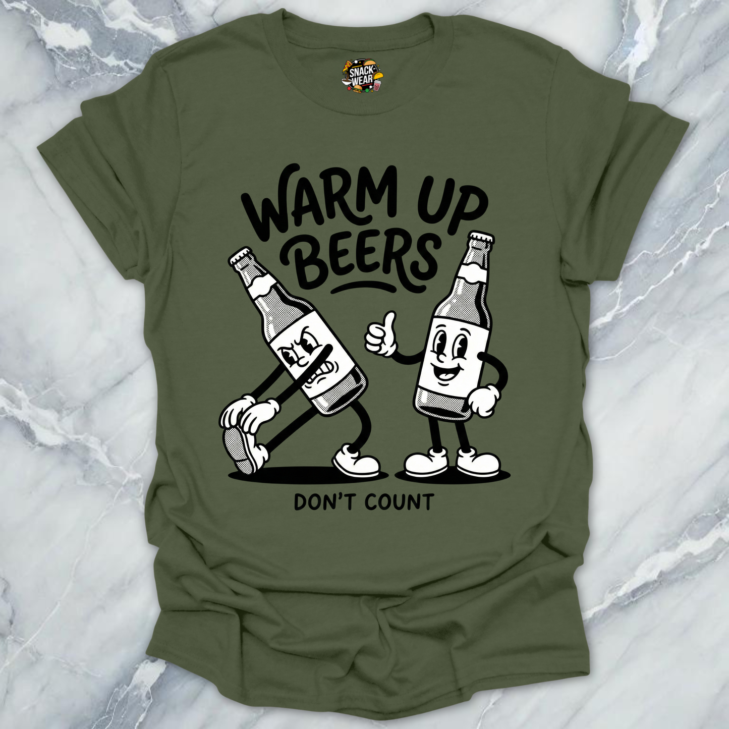 Warm Up Beers Routine T-Shirt