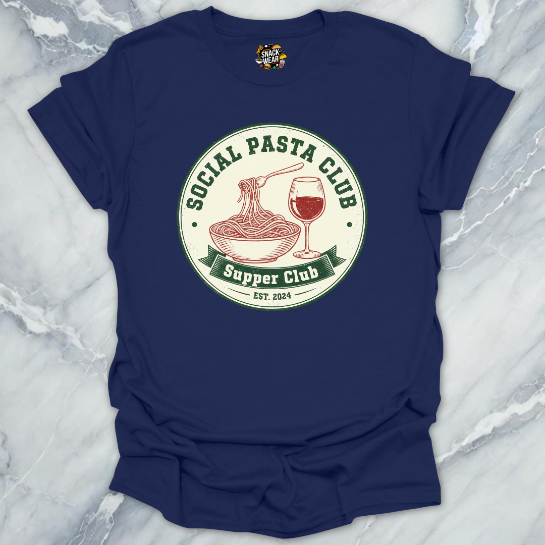 Retro Social Pasta Club T-Shirt