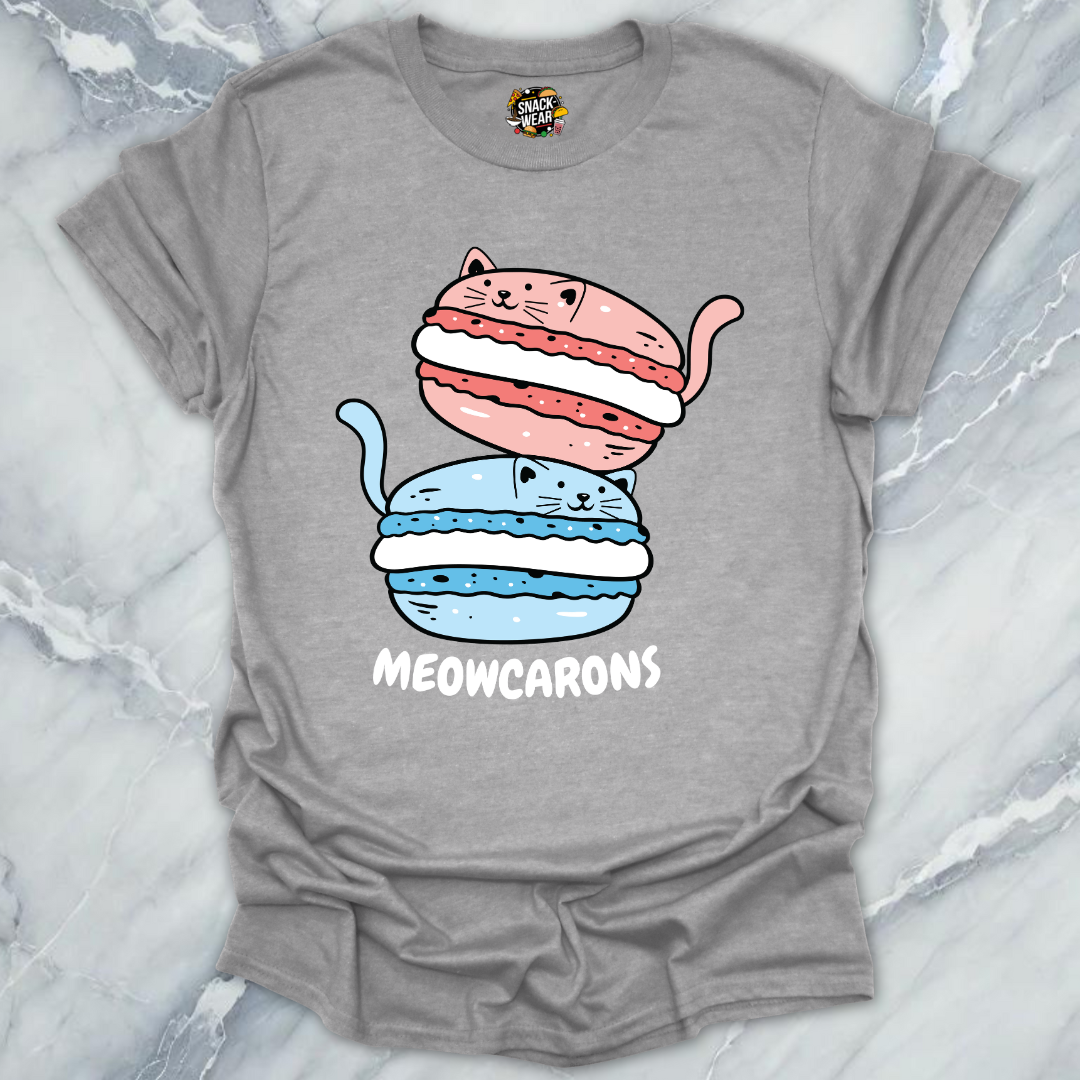 Meowcarons - Macaron Cookie Cat T-Shirt