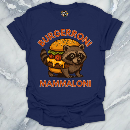 Burgerroni Mammaloni Raccoon Burger T-Shirt