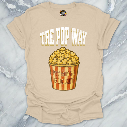 Popcorn Way Binge Bucket T-Shirt