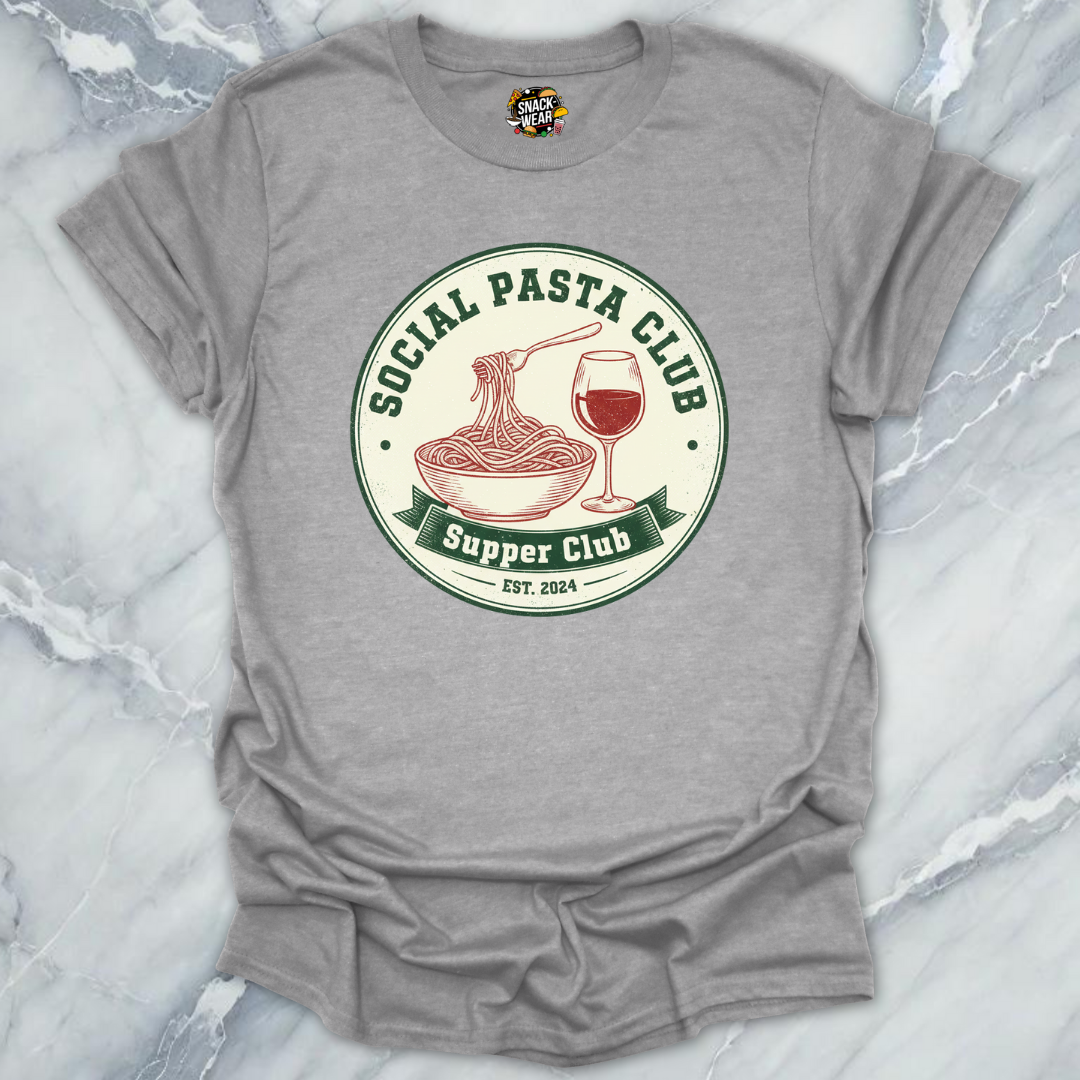 Retro Social Pasta Club T-Shirt