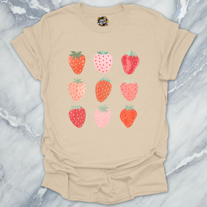 Berry Grid – Cute Summer Strawberry T-Shirt