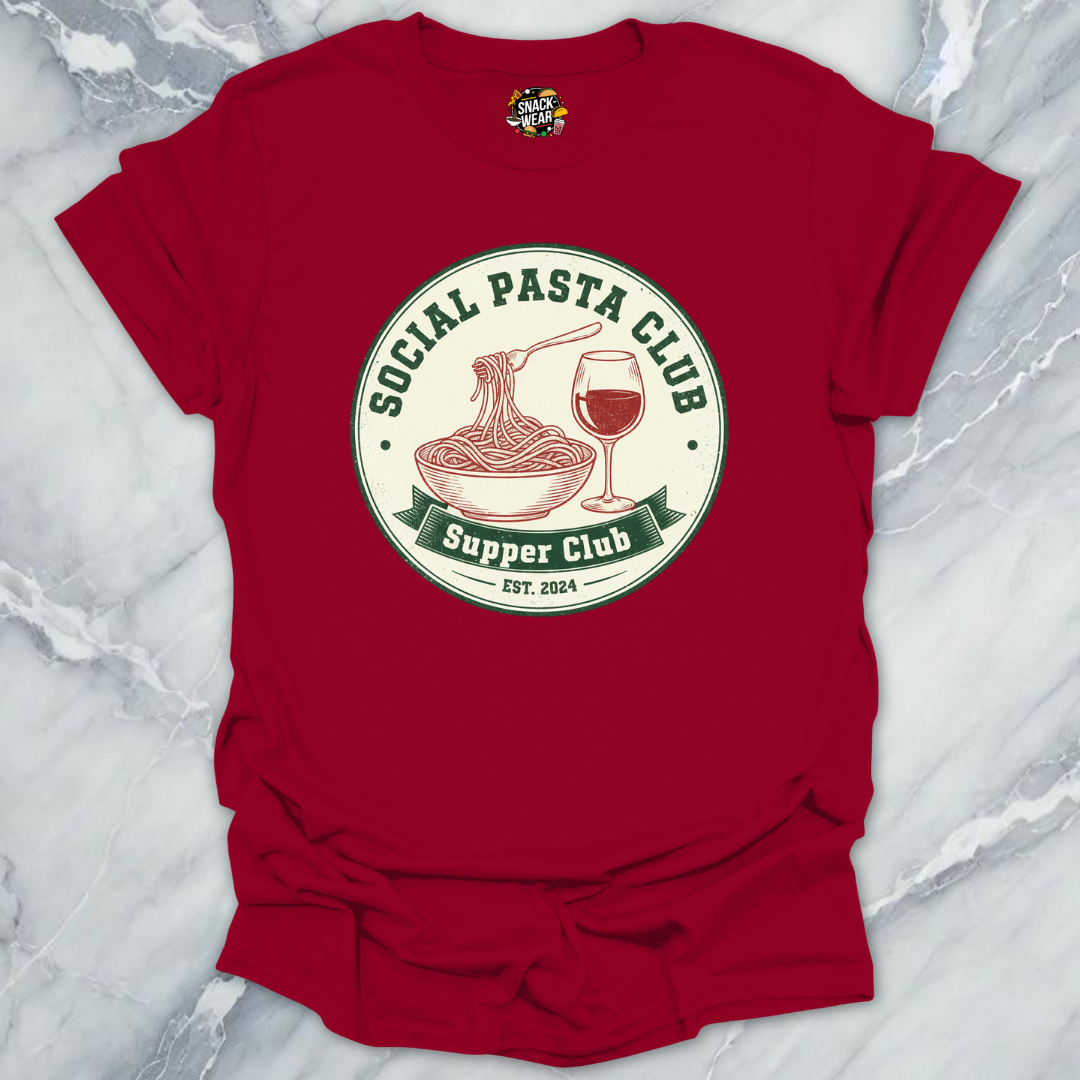 Retro Social Pasta Club T-Shirt