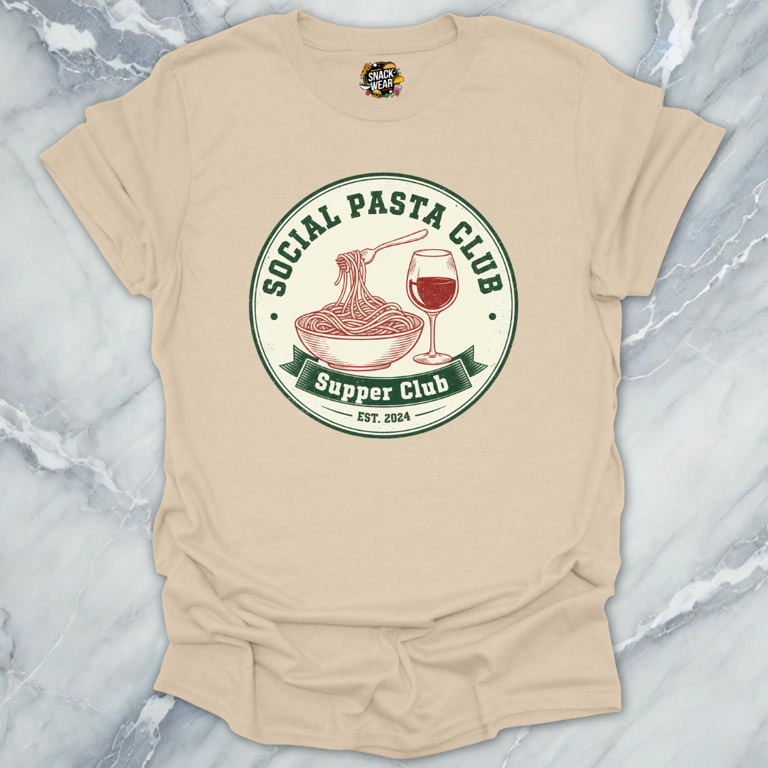 Retro Social Pasta Club T-Shirt