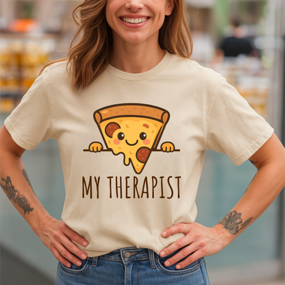 My Therapist Pizza T-Shirt