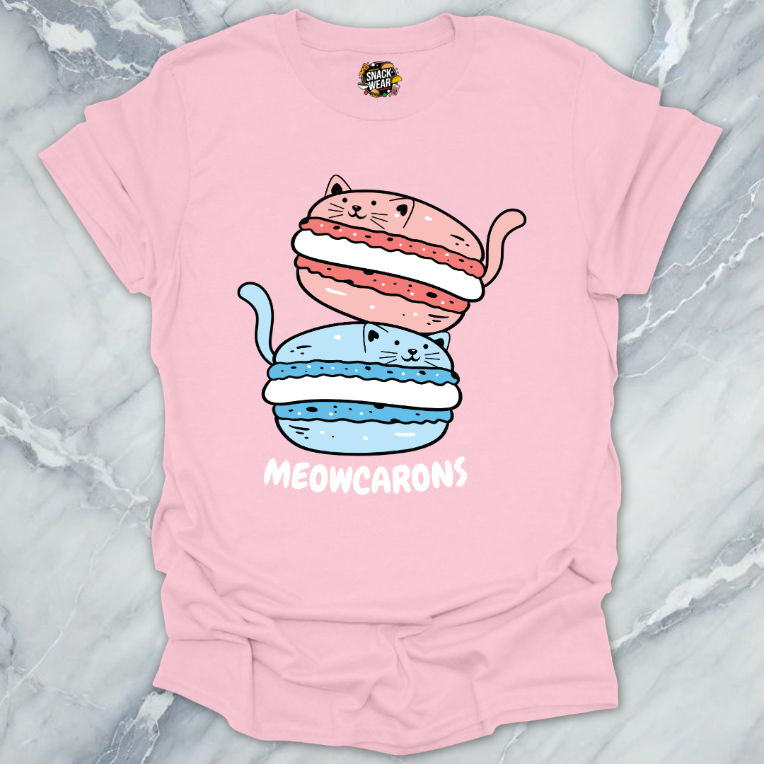 Meowcarons - Macaron Cookie Cat T-Shirt