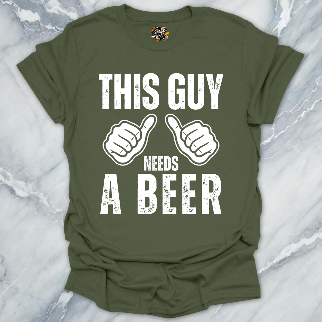 This Guy Needs Beer T-Shirt