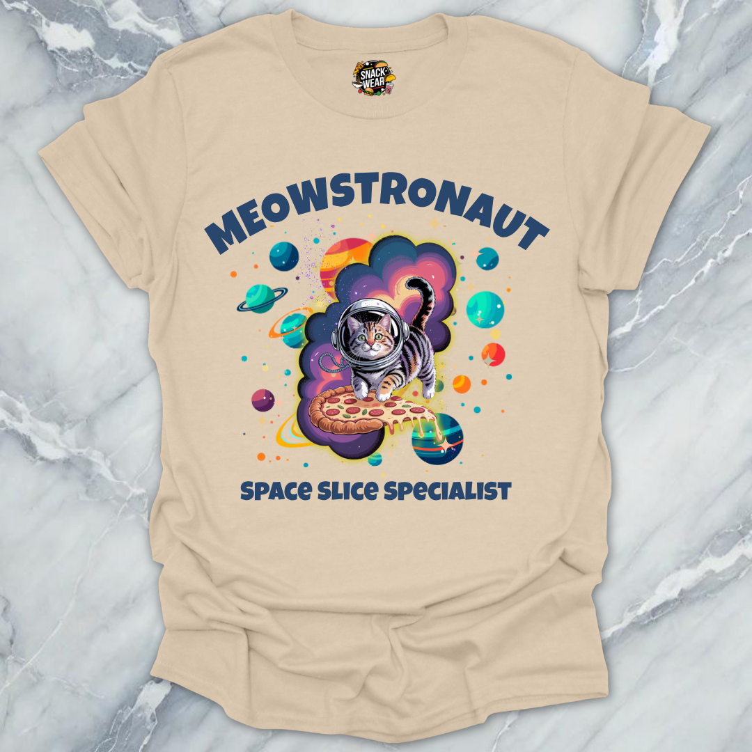 Meowstronaut – Space Slice Specialist T-Shirt