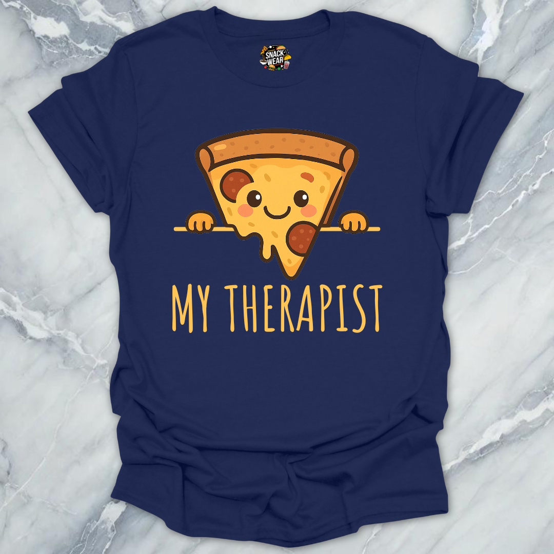 My Therapist Pizza T-Shirt