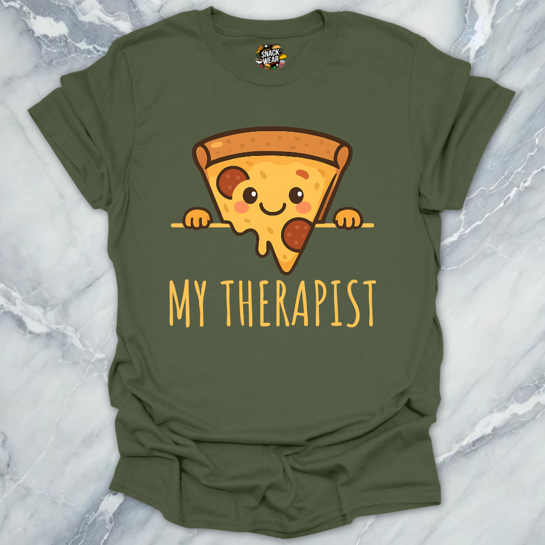 My Therapist Pizza T-Shirt