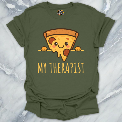 My Therapist Pizza T-Shirt
