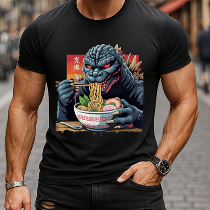 Japanese Kaiju Ramen Monster T-Shirt
