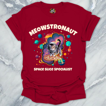 Meowstronaut – Space Slice Specialist T-Shirt