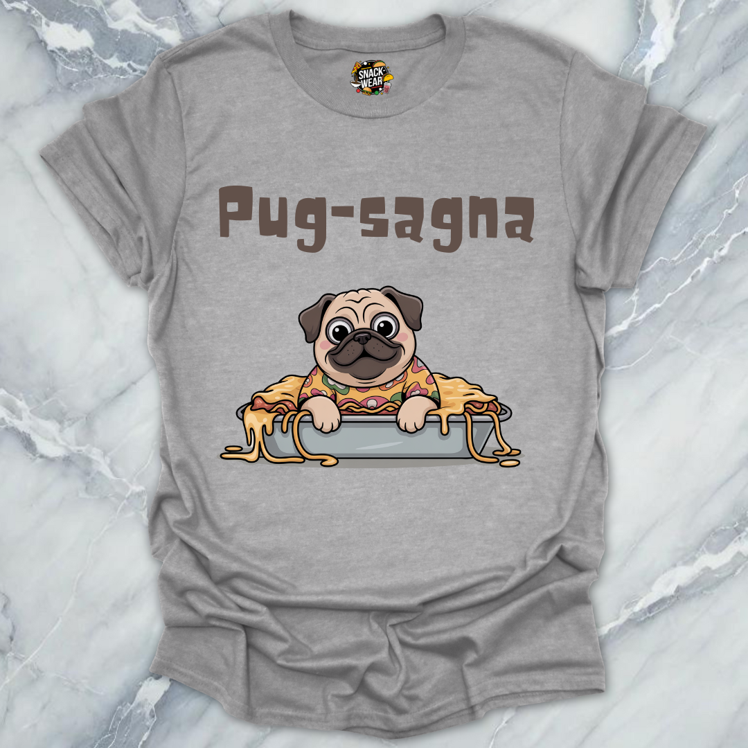 Pugsagna Pug Lasagna T-Shirt