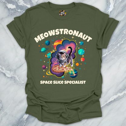Meowstronaut – Space Slice Specialist T-Shirt