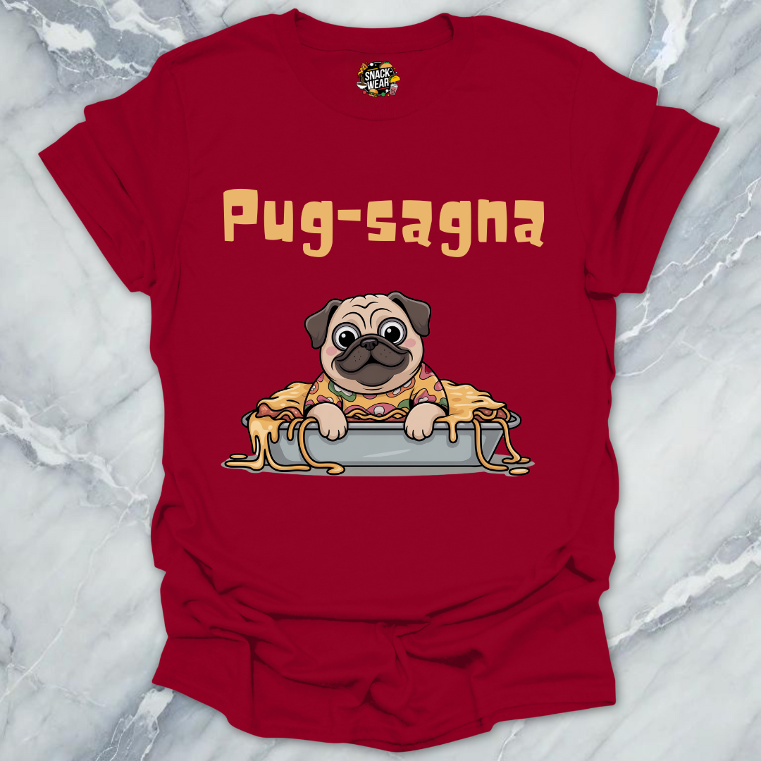 Pugsagna Pug Lasagna T-Shirt