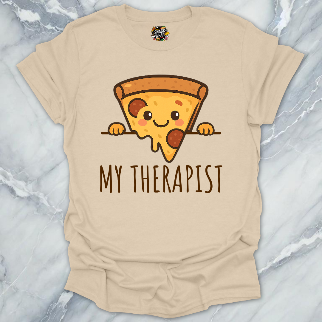 My Therapist Pizza T-Shirt