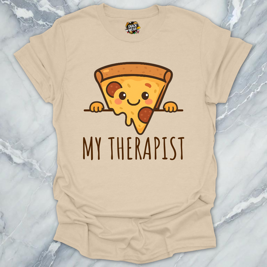 My Therapist Pizza T-Shirt