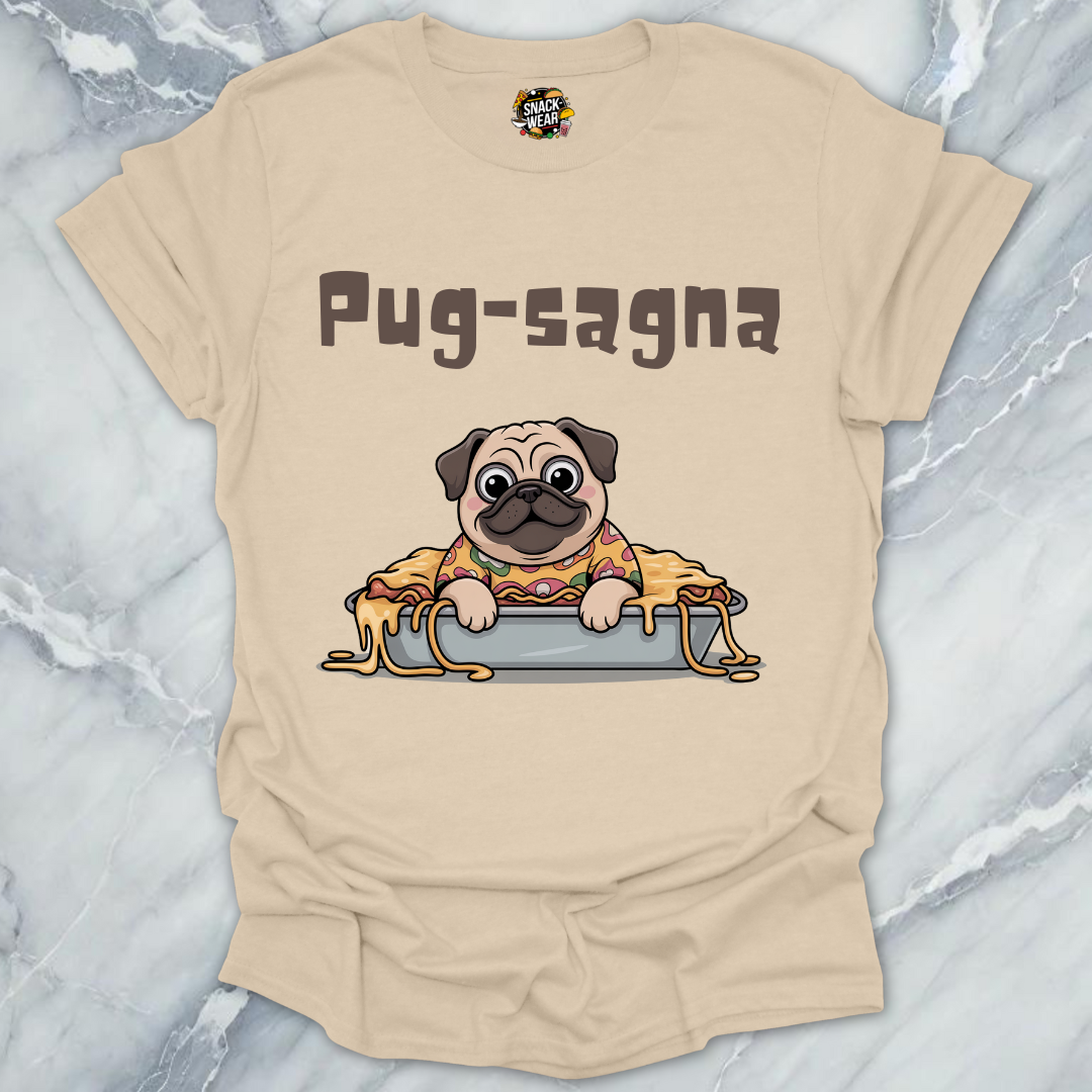 Pugsagna Pug Lasagna T-Shirt