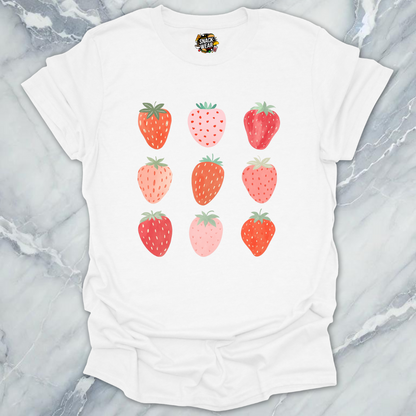 Berry Grid – Cute Summer Strawberry T-Shirt