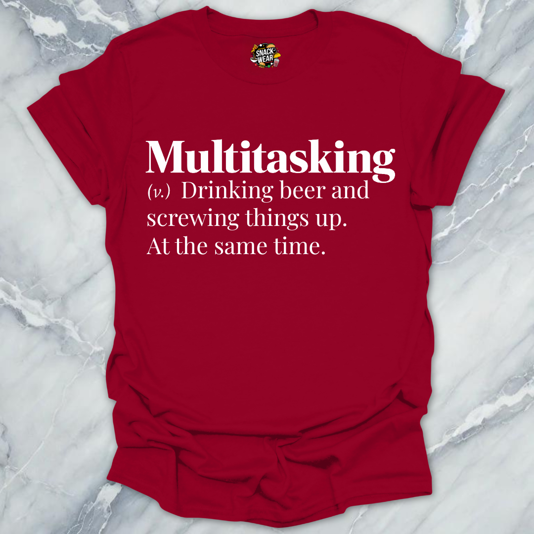 Multitasking Beer Definition T-Shirt