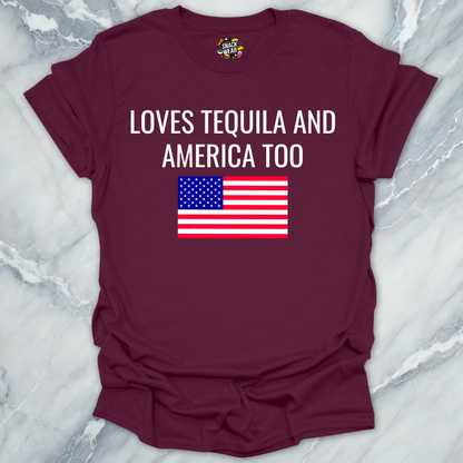 Loves Tequila America T-Shirt