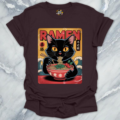 Ramen Cat - Vintage Poster T-Shirt