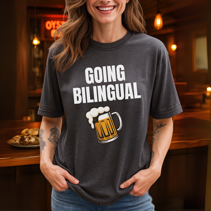 Going Bilingual Beer T-Shirt