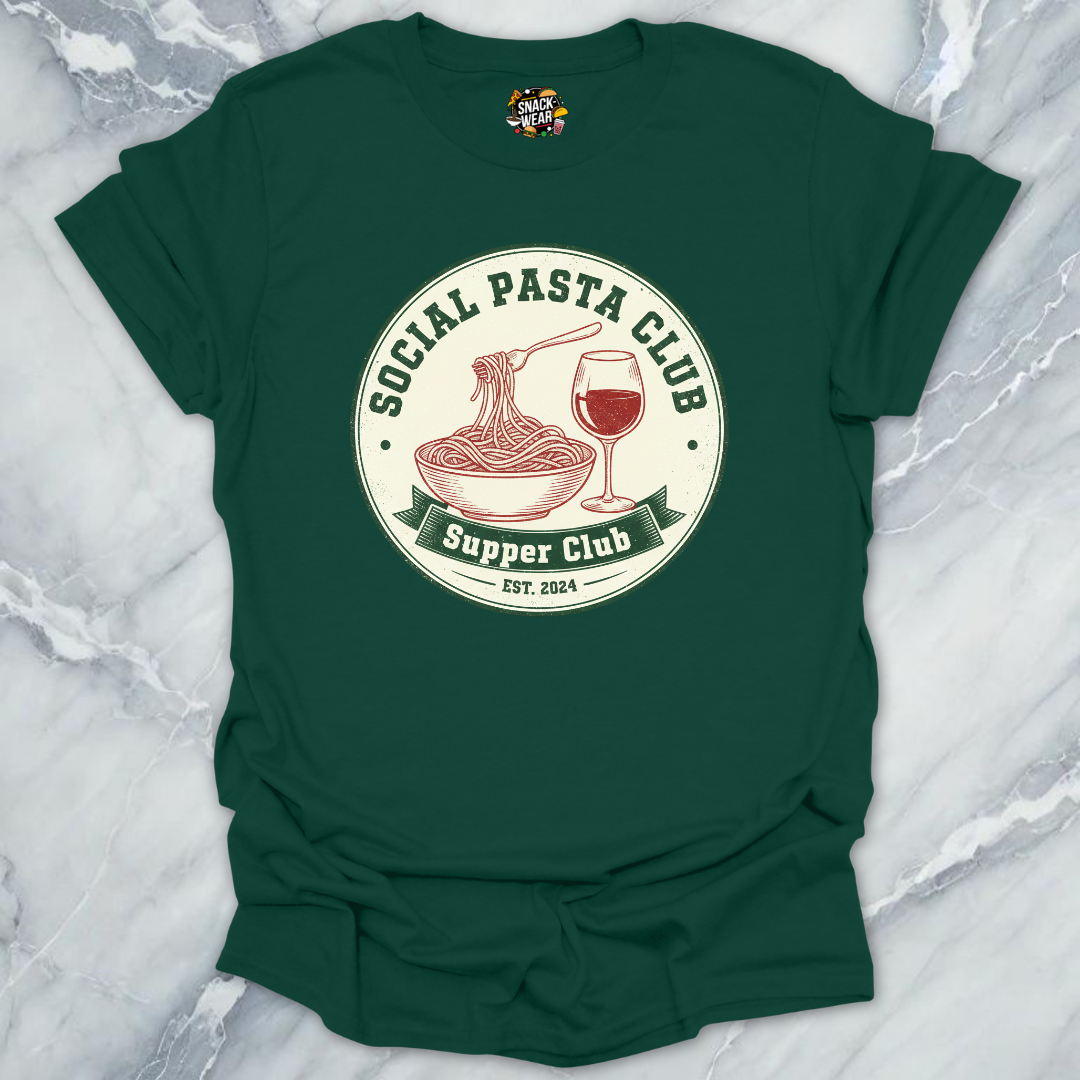 Retro Social Pasta Club T-Shirt