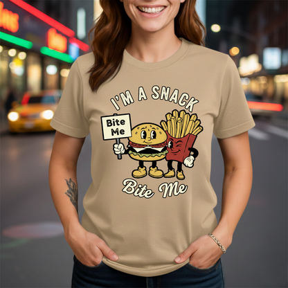 Retro Burger Snack T-Shirt