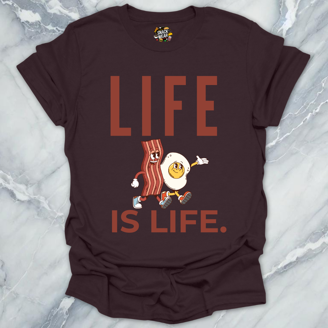 Bacon and Egg Life Is Life T-Shirt