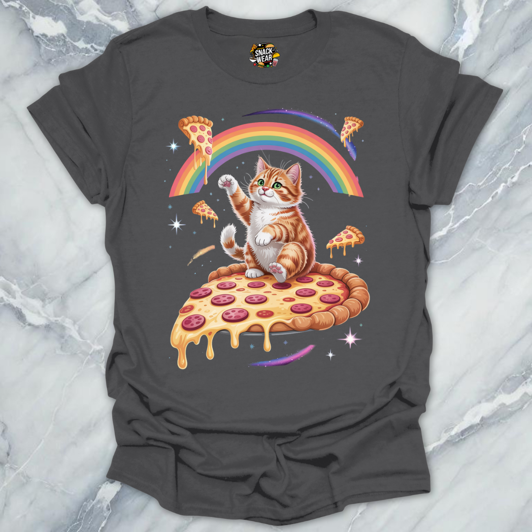 Pizza Cat Cosmic Vibes T-Shirt
