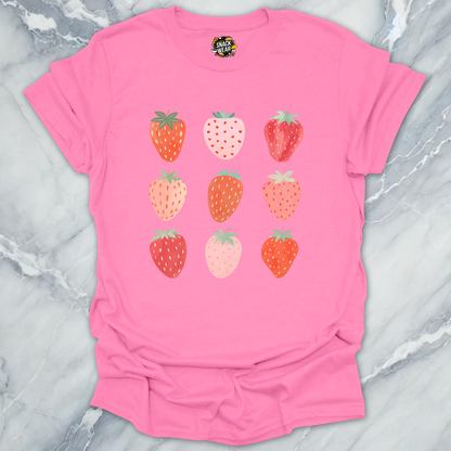 Berry Grid – Cute Summer Strawberry T-Shirt