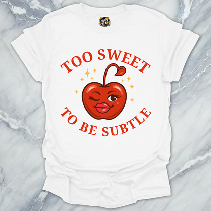 Too Sweet to Be Subtle Cherry Style T-Shirt