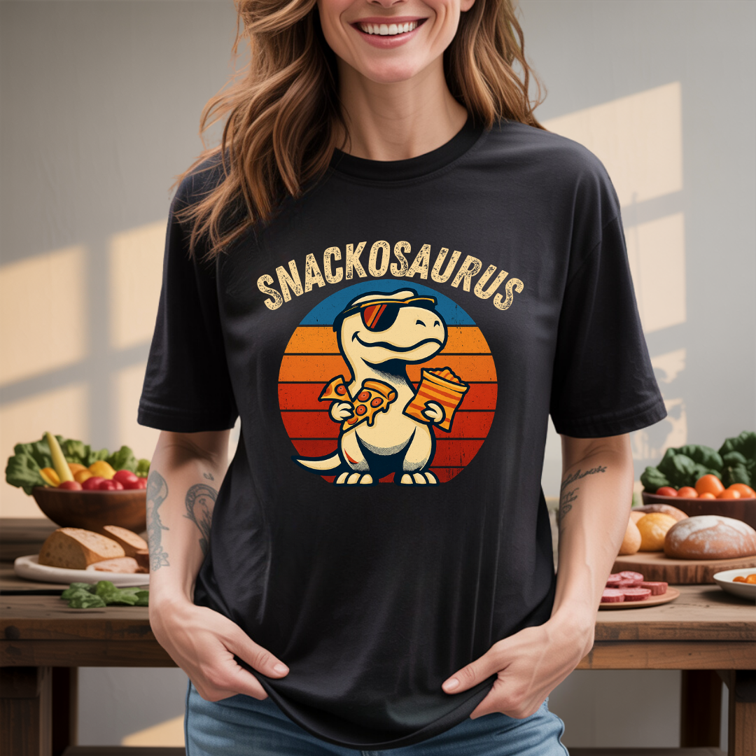Snackosaurus Dinosaur T-Shirt