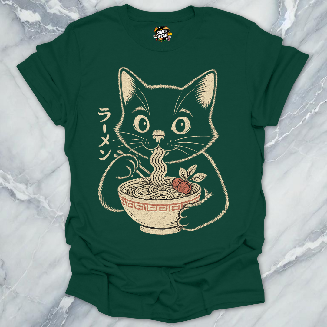 Ramen Cat Sketch T-Shirt
