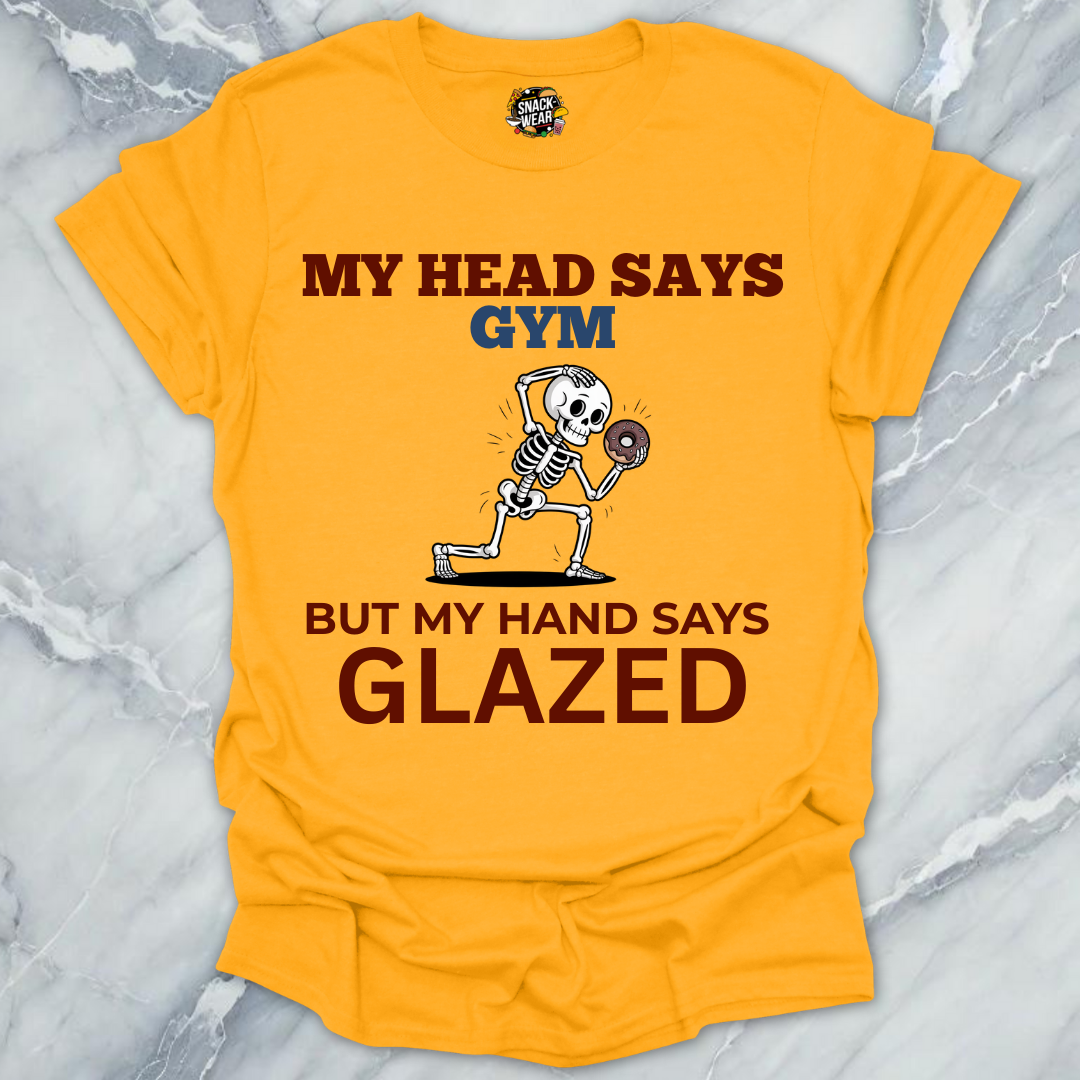 Head Says Gym Glazed T-Shirt