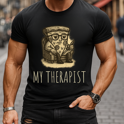 Vintage Therapist Pizza T-Shirt