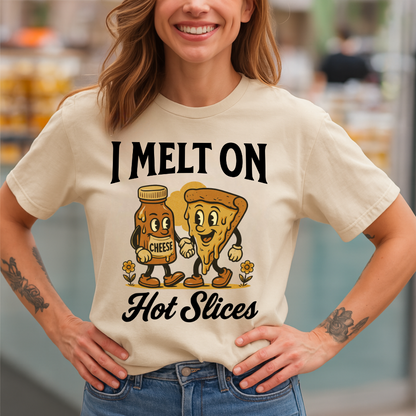 Vintage Cheese Slice Mascots T-Shirt