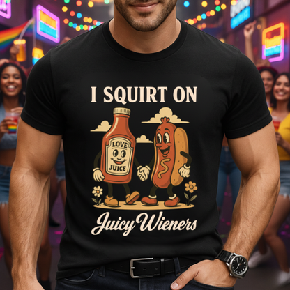 Juicy Wiener Ketchup T-Shirt