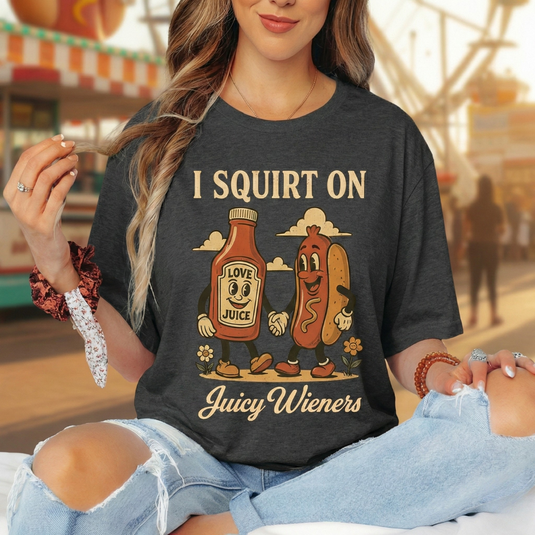 Juicy Wiener Ketchup T-Shirt