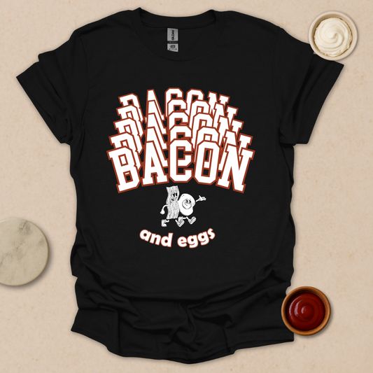 Bacon & Eggs Tee – Retro Breakfast Shirt for Foodies & Brunch Fans